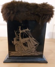 support à lunettes / douillette à lunettes marque ELISA décor navire