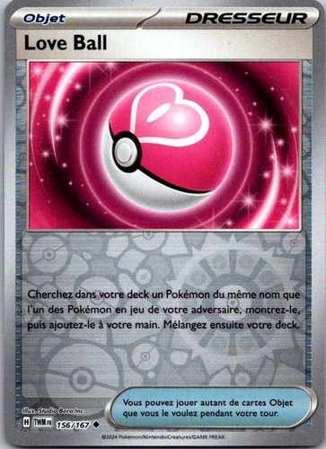 Carte pokémon dresseur love - dresseur,