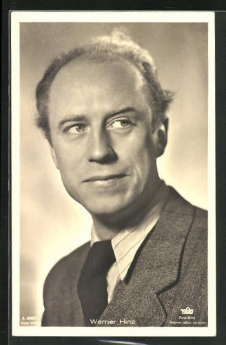 Carte postale acteur werner - postale,