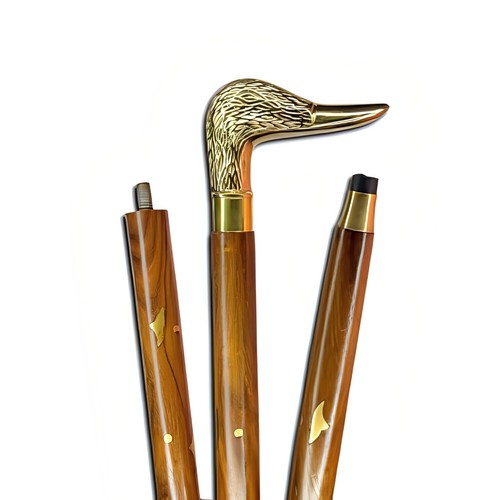 Canne marche bois tête - en,