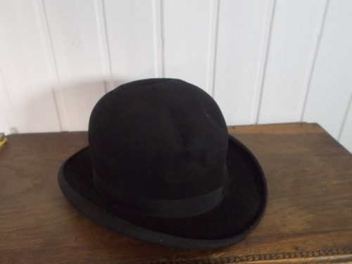 Chapeau ancien feutre noir - ancien,