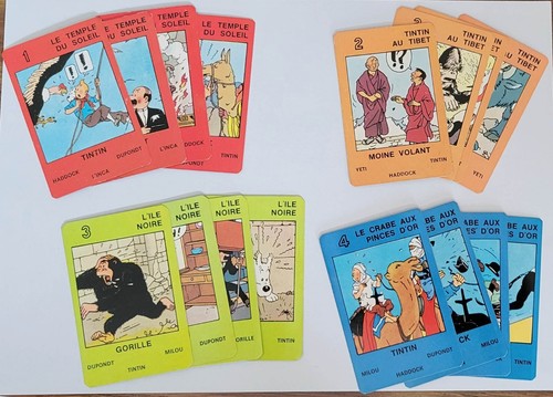 Jeu des familles tintin - des, *