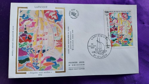 Enveloppe premier jour lapique - premier,