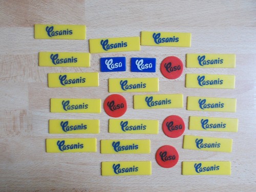 Jetons cartes en - 25, de