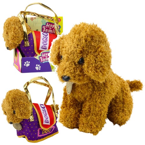 Caniche chien dans sac velcro - caniche,
