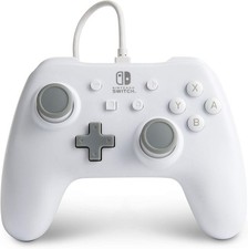 Manette filaire pour console Nintendo Switch blanche