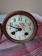 Ancien mouvement  de pendule de Paris complet cadran angelot