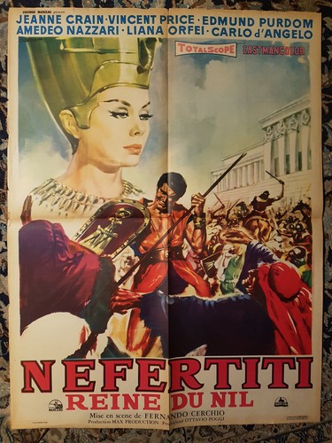 Affiche 1961 nefertiti reine - affiche,