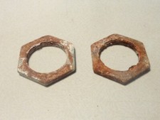 2  écrou boîtier de pédalier  BMX vintage 22 mm