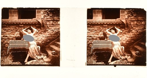 Vue stereo sur verre scène - stereo,