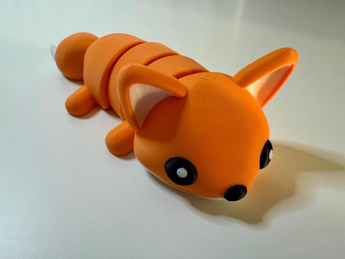 Renard flexible imprimé - flexible, 3d