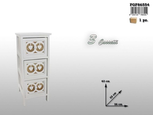 Meuble tiroirs en bois - meuble, 3