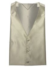 Veston Bolero BALZAMO jaune doré HOMME taille XL gilet costume mariage NEUF