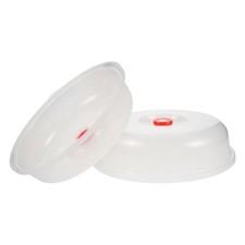 2 Pcs Couvre Plat Micro Couvercle Ondes Garde D'éclaboussures Micro-ondes