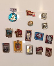 LOT DE BADGES INSIGNES URSS CCCP ANCIENS