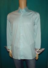 chemise homme CHRISTIAN LACROIX slim fit bleu ciel a rayures taille 41/16