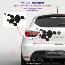 Sticker coffre trunk Aufkleber autocollant compatible Clio Megane Captur Twingo