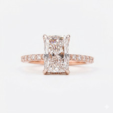 Bague En Argent 925 Or Rose
