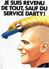 Publicité Advertising 0825  1985      Darty  mgasins éléctoménager
