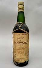 Bouteille ancienne de Rhum Clement 6 ans / Vieux Rhum Agricole Pur Martinique