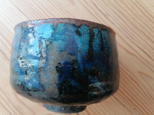 Vase cuisson raku estampillé - raku,,