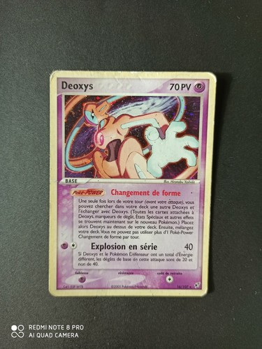 Carte pokémon deoxys holo - carte,