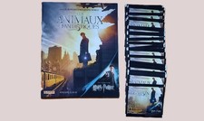 HARRY POTTER  ANIMAUX FANTASTIQUES  PANINI -2016- LOT 35 POCHETTES + ALBUM VIDE