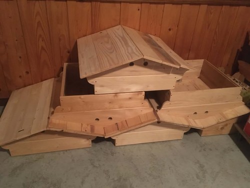 Toits chalets bois ruches - toits,