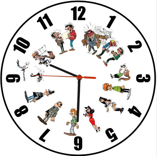 Horloge murale bois - horloge, gaston
