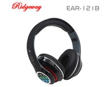  Bluetooth Stereo Headphones Built-in Microphone EAR-121B Black Headset 