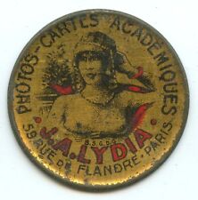 Timbre Monnaie Paris Photos J.A. Lydia 5 Centimes Vert n°2