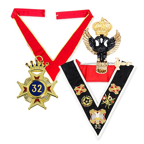 Affaire rose croix 32nd degré - rose,