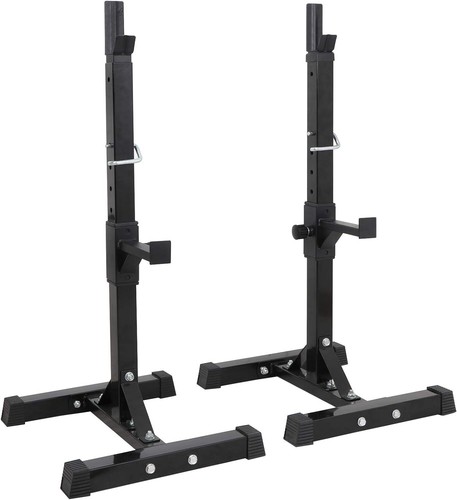 2pcs adjustable squat rack - adjustable,