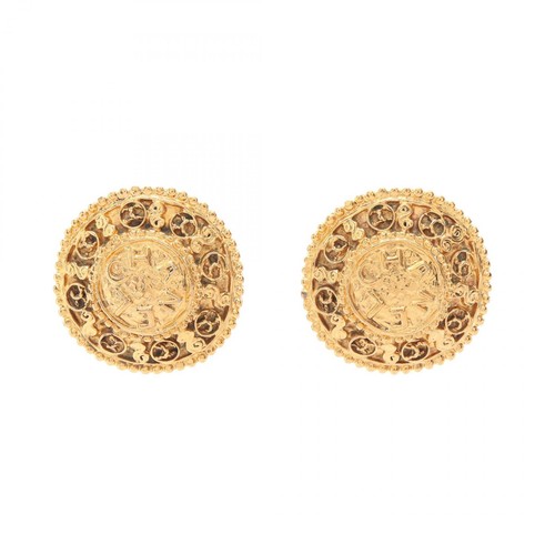 Boucle oreille ronde chanel - boucle, d'oreille