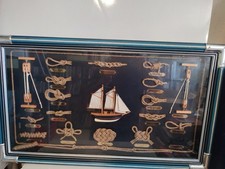 Cadre bleu vitrine marin - vitrine, 18