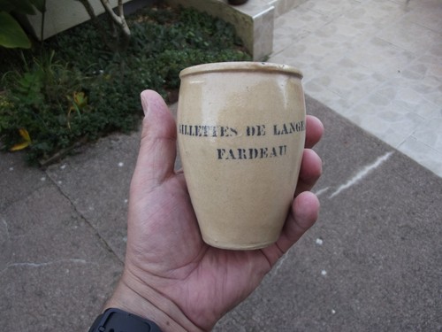 Ancien pot rillettes - pot,
