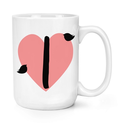 Lettre coeur alphabet tasse - lettre, i