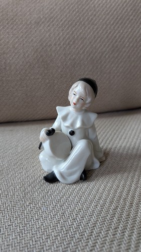 Vintage porcelain pierrot - porcelain,