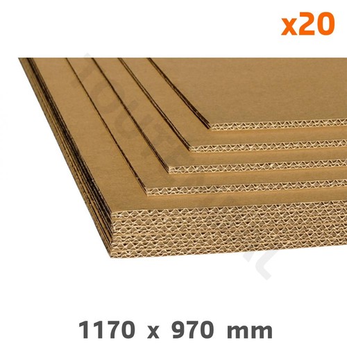 Grande plaque carton - , double