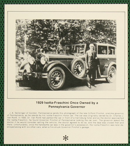 1929 isotta fraschini governor - isotta,