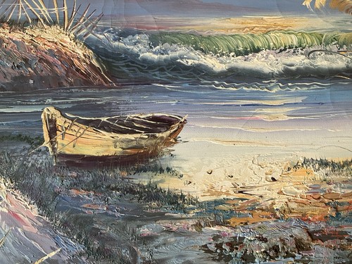 Tableau huile sur toile - tableau,