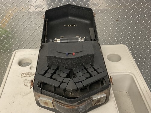 Palantype stenotype courtroom - stenotype,