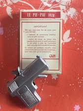 PISTOLET A AMORCES  "JEP" PIF PAF REF 1028 NEUF EN BOITE