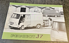 Brochure vente peugeot - brochure, j7