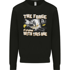 La Forge Est Forte Avec Celui-Ci Sweatshirt Jumper Pour Hommes Blacksmith