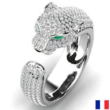 Bague léopard diamant