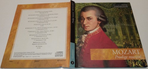 Mozart prodige musical livre - mozart,