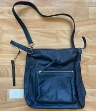 Maison Martin Margiela 11 leather shoulder bag navy blue NWT