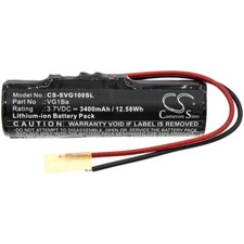 Batterie Li-ion / 3.7V / 3400mAh / 12.58Wh type VG1Ba Pour Soundcast VG1