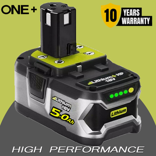 Batterie 18v 0ah pour ryobi - 5.0ah,